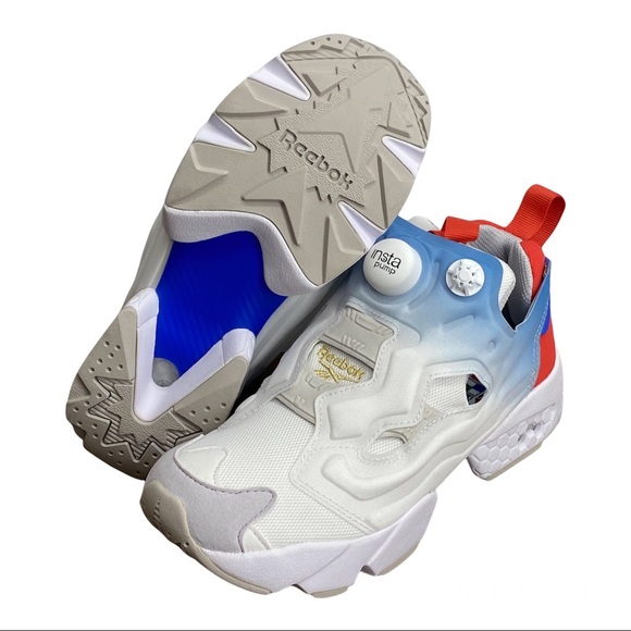 Reebok Unisex Instapump Fury OG NM Ombre Sneaker EH3255 White/Pink/Blue … - Picture 7 of 11
